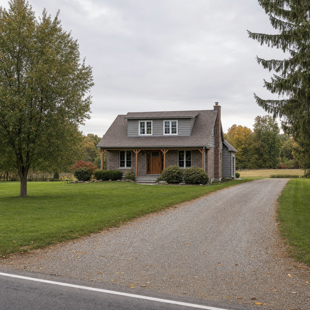 A calm single-family home exterior on a quiet Compton street, representing the household size and daily water use that decides how often a septic tank needs pumping